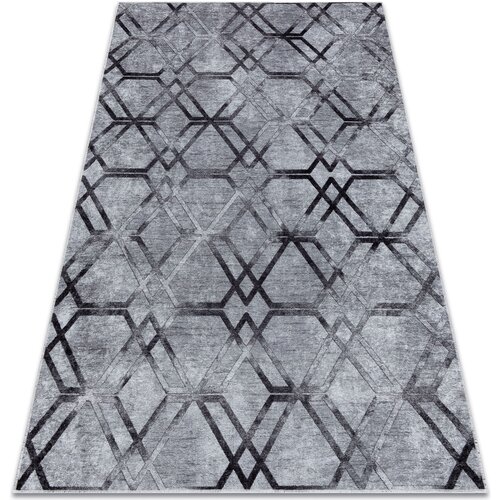 RugsX Preproge MIRO 51805.803 pralna preproga geometrična, reše 120x170 cm Siva Cene
