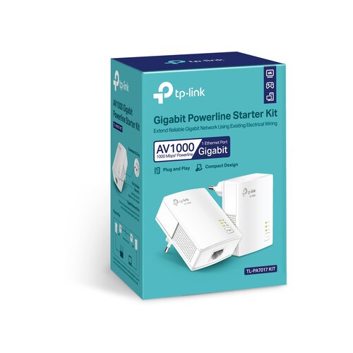 Tp-link TL-PA7017 KIT, Gbit powerline adapter Slike