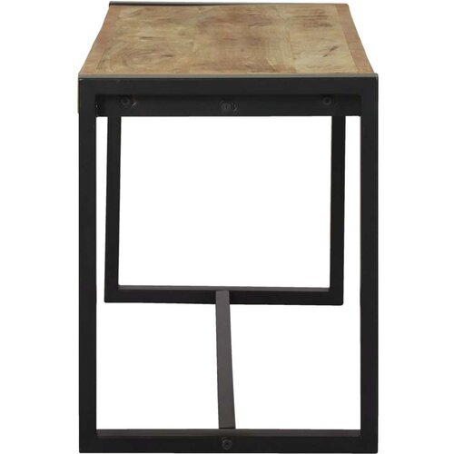  Klupa Smeđa Mango drvo 100 x 35 x 45 cm Izdržljivo Slike