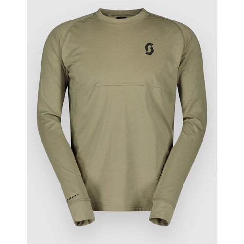 Scott Trail Storm Warm Light Long Sleeve Tech Tee dust grey Cene