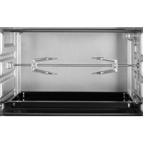 ECG ET 20482 Tischbackofen – 48 Liter, Edelstahl, Mit Grill & Umluft – Ideal Für Singles, Paare & Kleine Küchen – 100–230 °C