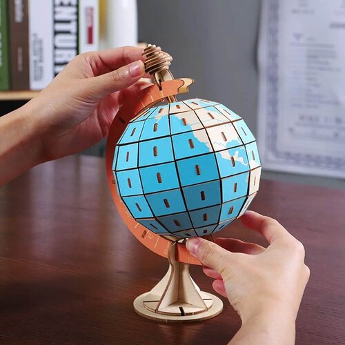 CarolijaShop 3d drvena puzzle - GLOBUS Slike