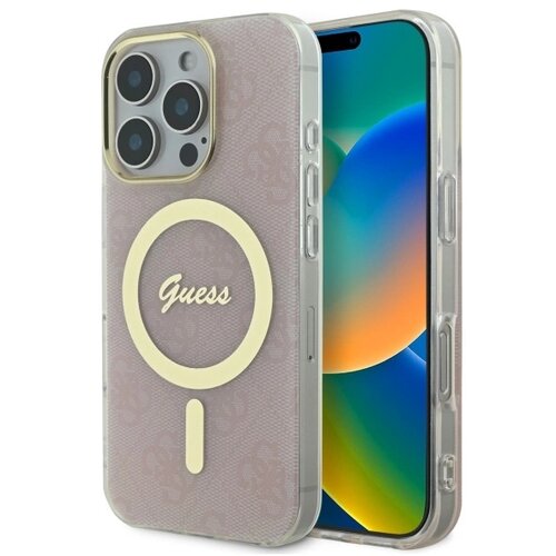 Guess OVITEK IML 4G ZA MAGSAFE ZA IPHONE 16 PRO MAX OVITEK ROZA, (21899356) Cene