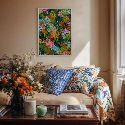 Styler Tiskana slika z okvirjem 50x70 cm Vivid Meadow &amp;ndash; Slike