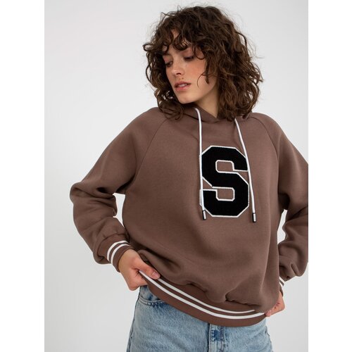 RELEVANCE Sweatshirt-RV-BL-8372.04P-brown Cene