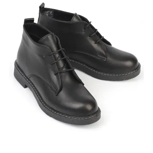 Capone Outfitters Ankle Boots - Black - Flat