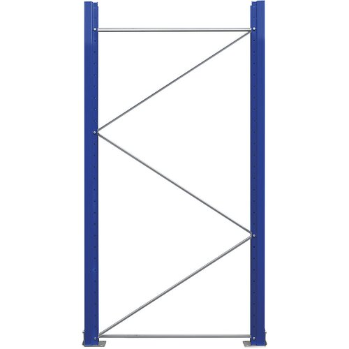 eurokraft pro Podporni okvir za paletne regale, razstavljen, višina 2100 mm, globina 1100 mm Cene