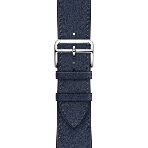 Apple Watch Swift Leather dark blue 42/ 44/ 45/ 49mm Slike