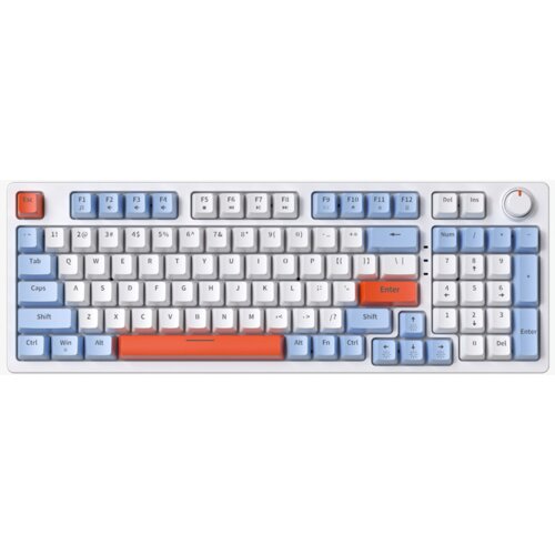 mehanicka tastatura zifriend ZA981 belo plava (plavi switch) Slike