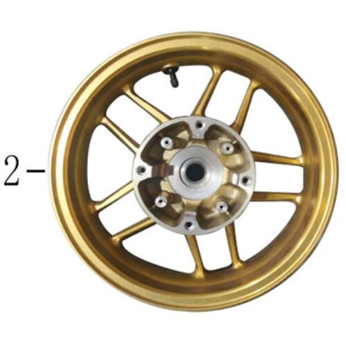  Zadnji točak od aluminijuma 2.5×10 6025-18-00003 za skuter Motovene New Adviser Cene