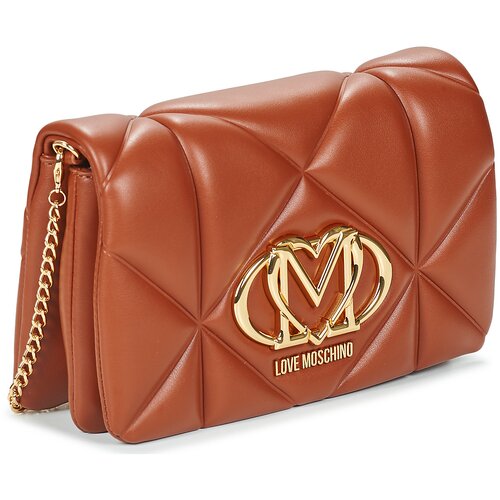 Love Moschino Torbe za čez ramo EMBOSSED QUILTED JC4043 Kostanjeva Slike
