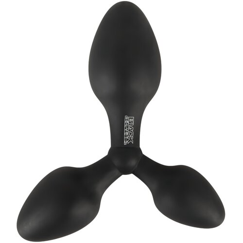 Black velvet - trostruki analni čep (crni) Cijene