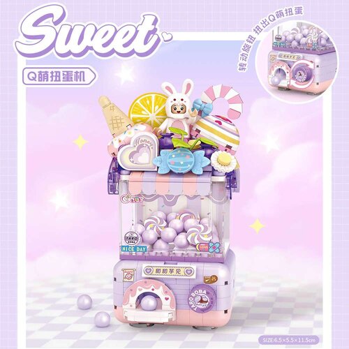 LOZ Gashapon Machine Purple Cene