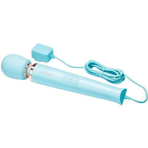 Le Wand Plug-In masažni vibrator , svetlo moder Slike