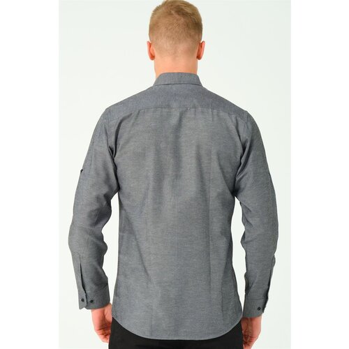 Dewberry G674 MEN'S SHIRT-SMOKED-2 Cene