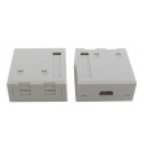 Telegärtner utičnica nazidna sa 2 slota, dim. 68x64x31mm, sa zastorima i labelom (P/N H02000A0072) Cene