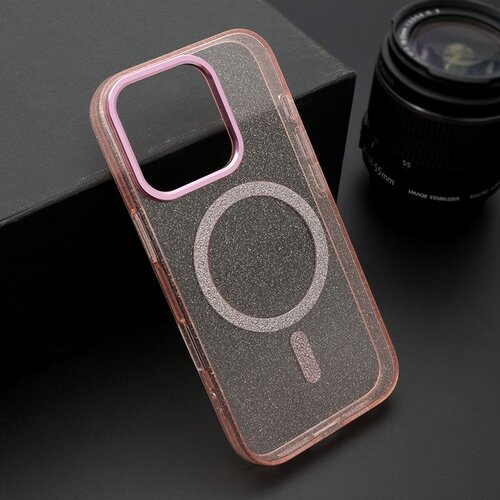 Maska SPARKLING MagSafe za iPhone 16 Pro/ roza Slike