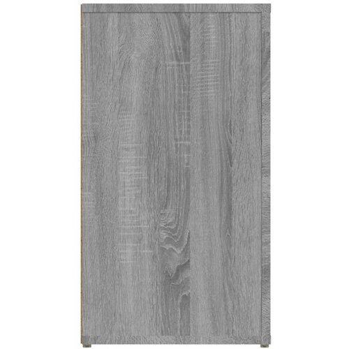  Komoda sivog hrasta sonome 100x33x59,5 cm od konstruiranog drva Slike