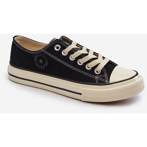 Big Star Men's Low-Top Sneakers Big Star Black Cene