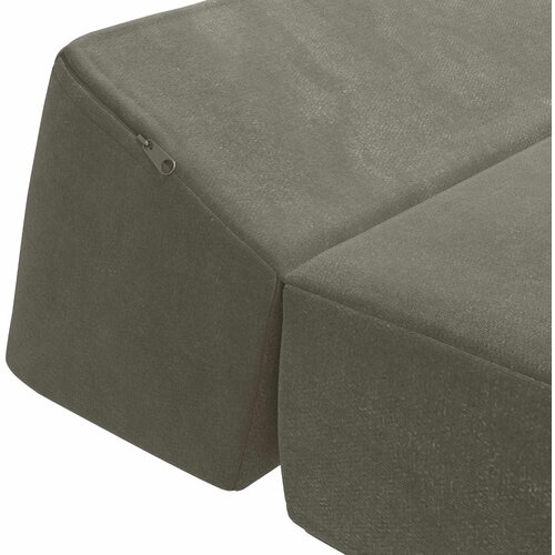 SOFA na razvlačenje Svjetlosiva 60 x 70 x 41 cm Tkanina Slike