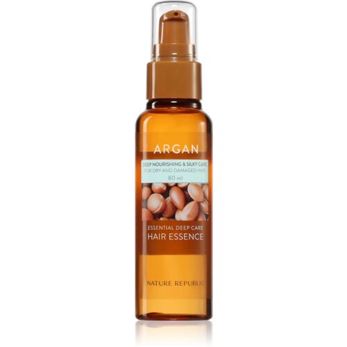 NATURE REPUBLIC Argan Essential Deep Care Hair Essence vlažilna esenca za poškodovane lase 80 ml Cene