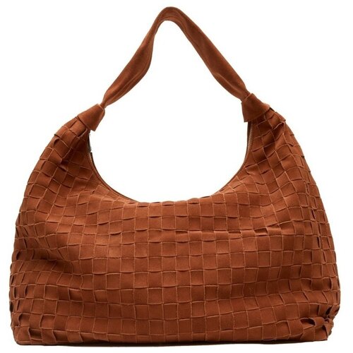 Nunoo Torbe 76059337nb Maxi Dandy Braided Suede Kostanjeva Cene