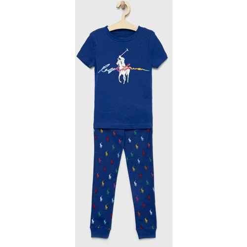 Polo Ralph Lauren Dječja pamučna pidžama s uzorkom