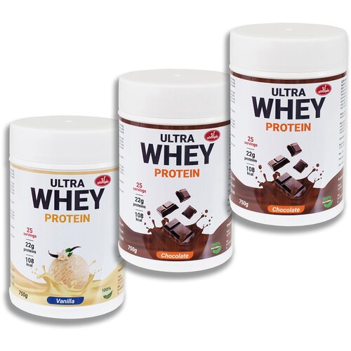 Olympic Ultra Whey protein 750g Vanila, Čokolada, Čokolada, 3 komada Cene