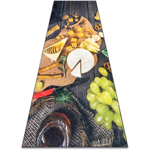RugsX Preproge ANDRE 9009 pralna preproga Prigrizki kuhinja proti 80x200 cm Kostanjeva Cene