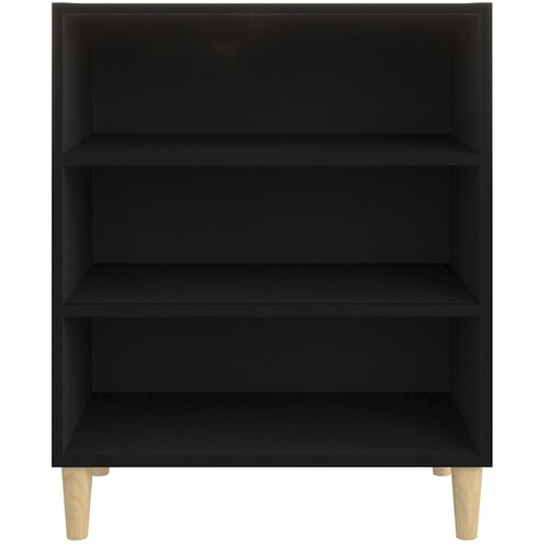  Komoda crna 57 x 35 x 70 cm od konstruiranog drva Slike