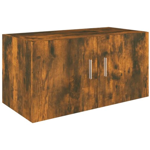 Maison Chic Stenska omarica - Zidna omarica dimljeni hrast 80x39x40 cm inženirski les iu925, (22063556) Cene