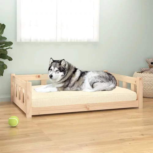 vidaXL Krevet za pse 105 5 x 75 5 x 28 cm od masivne borovine