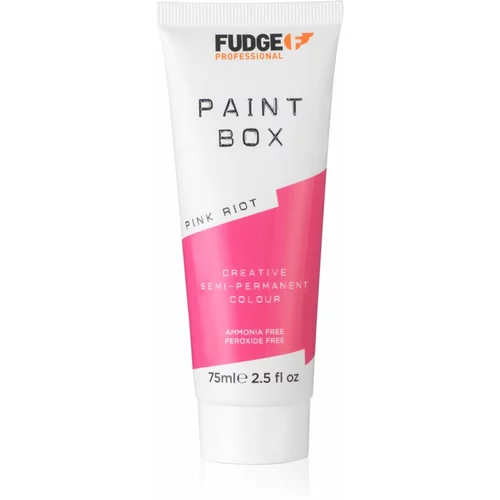 Fudge Paintbox semi permanentna barva za lase za lase odtenek Pink Riot 75 ml