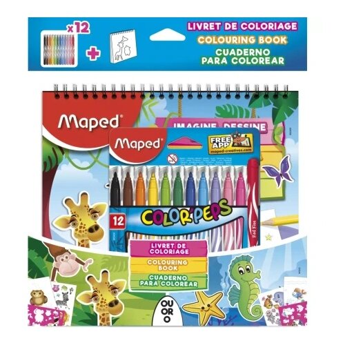 Maped bojanka sa flomasterim jungle 1/12 ( m845432 ) Cene