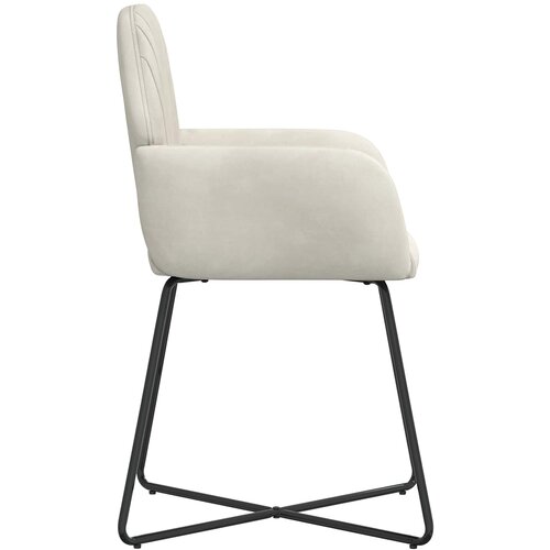 Trpezarijske stolice 4 pcs Bar&amp;scaron;un Krem 55 x 50 x 84 cm Slike