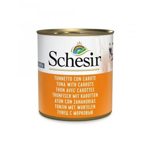 Schesir Vlažna hrana za pse, Tuna i &amp;scaron;argarepa, 285g Slike