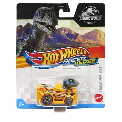 Mattel Hot Wheels: RacerVerse Velociraptor Blue avto 1/64 &amp;ndash; Slike