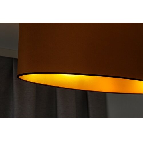  Duolla - Visilica na sajli OVAL VEGAN 1xE27/15W/230V braon Slike