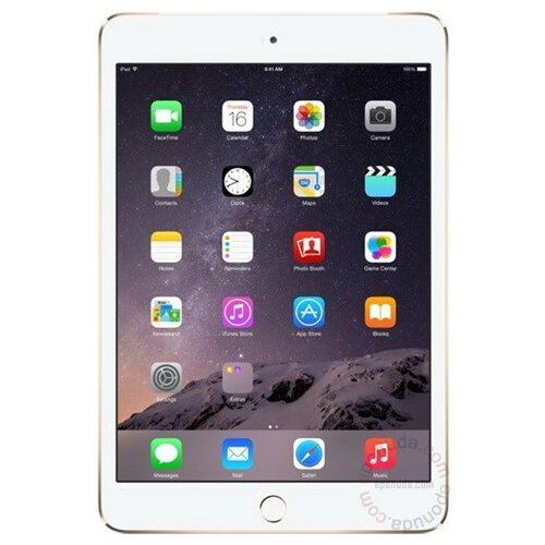 Apple iPad mini Retina 3 Wi-Fi 64GB Gold, mgy92hc/a tablet pc računar Slike