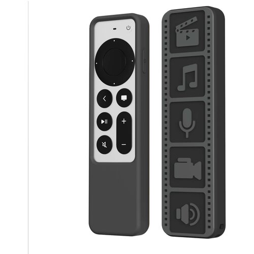 INF Silikonska za&scaron;čitna torbica za daljinski upravljalnik Apple TV 4K Black, (21537936) Cene