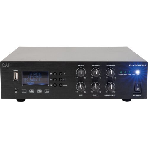 Omnitronic DAP PA-380TU Ojačevalnik, 80 W 100 V - - Audio-Kondric Cene