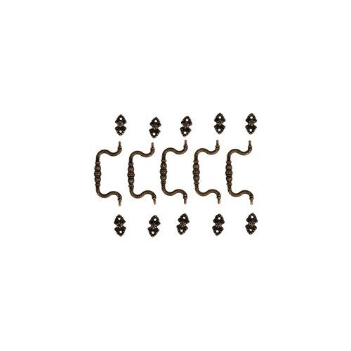  Metalna drška bronzana boja 90x39 mm - 5 komada | 8 Cene