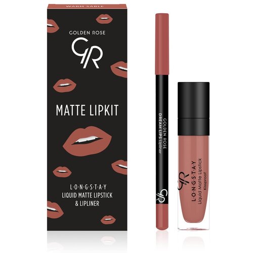 Golden Rose matte lip kit set r-mlk-wrs Slike