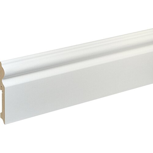 MM podna kutna lajsna FU116L (bijele boje, 2,4 m x 15 mm x 115 mm) Slike
