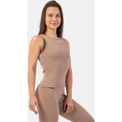NEBBIA ženska majica bez rukava ribbed organic cotton Slike