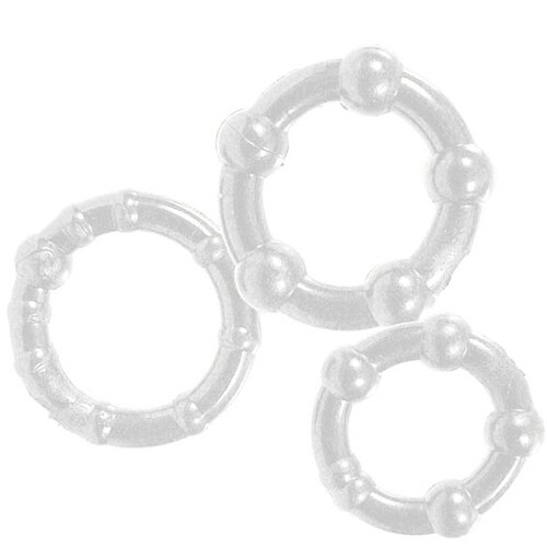 Scala Playhouse Stay Hard Cock Rings - Set Cock Rings Transparent 3 Pcs Cijene