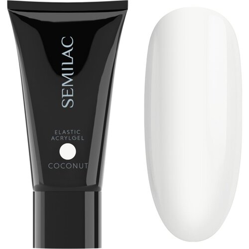 Semilac Elastic Acrylgel akrilni gel za nokte nijansa Coconut 30 g Slike