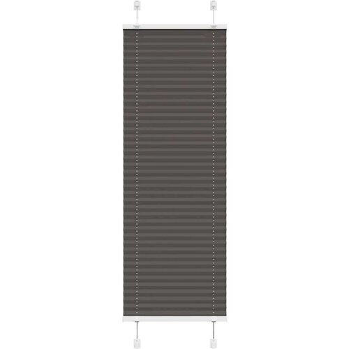vidaXL Plisirana roleta crna 40x150 cm širina tkanine 39,4 cm Cene