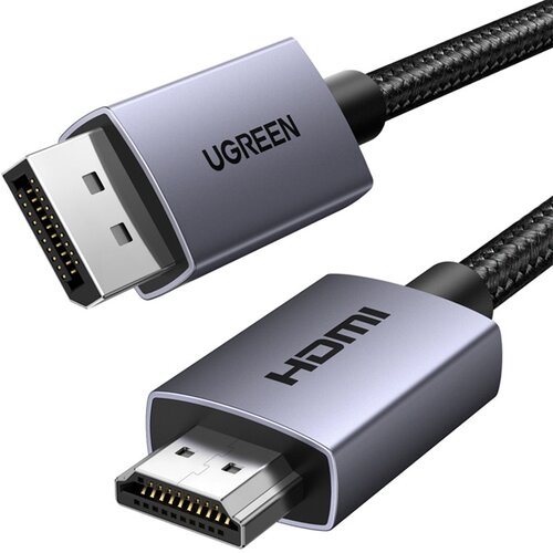 Ugreen DP HDMI KABEL 3M ZA TV MONITOR 4K 60HZ HITRA POVEZAVA, (5000347130) Slike