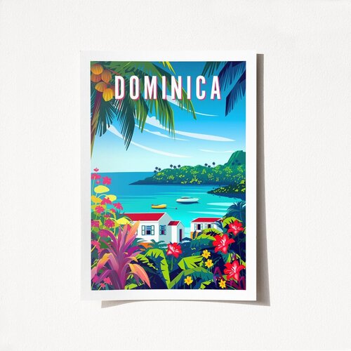 Wallity poster Dominica-2012, 50x70 cm Cene
